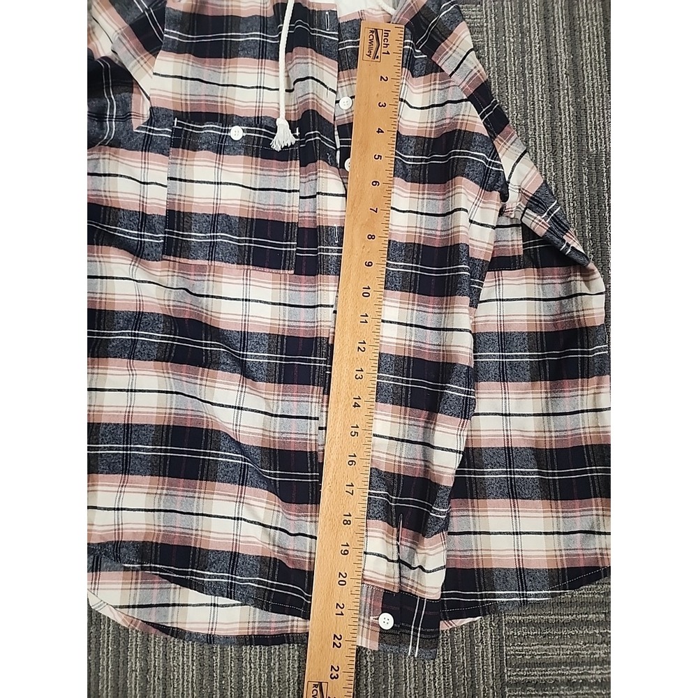 CQR Flannel Shirt With‎ Hood Size M. Button Down. - Picture 9 of 9